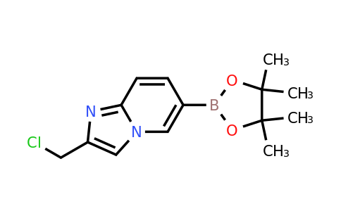 2-(Chloromethyl)imidazo[1,2-A]pyridin-6-ylboronic acid pinacol ester