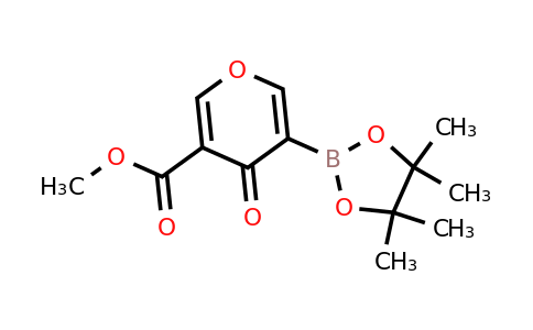5-(Methoxycarbonyl)-4-oxo-4H-pyran-3-ylboronic acid pinacol ester