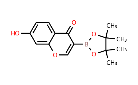 7-Hydroxy-4-oxo-4H-chromen-3-ylboronic acid pinacol ester