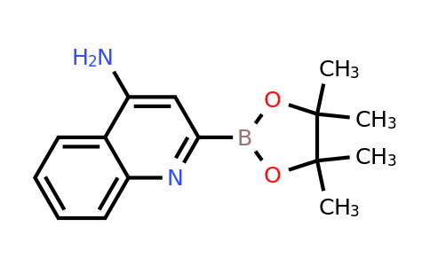 4-Aminoquinolin-2-ylboronic acid pinacol ester