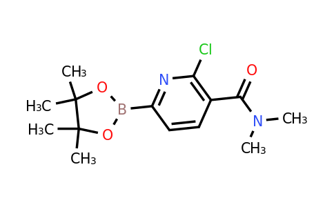 6-Chloro-5-(dimethylcarbamoyl)pyridin-2-ylboronic acid pinacol ester