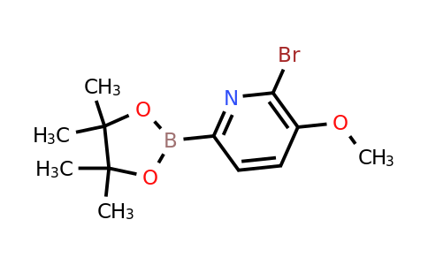 6-Bromo-5-methoxypyridin-2-ylboronic acid pinacol ester