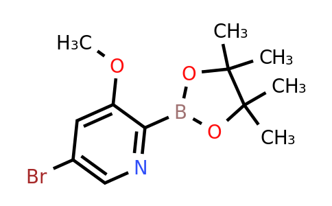 5-Bromo-3-methoxypyridin-2-ylboronic acid pinacol ester