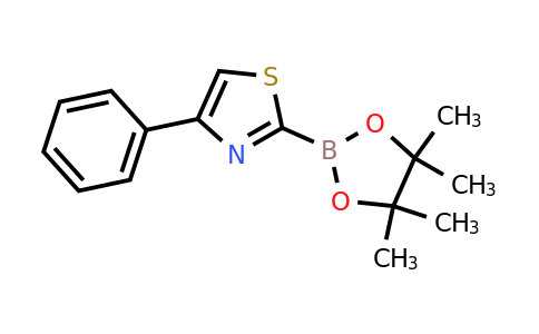 4-Phenyl-2-(4,4,5,5-tetramethyl-[1,3,2]dioxaborolan-2-YL)-thiazole