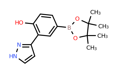 4-Hydroxy-3-(1H-pyrazol-3-YL)phenylboronic acid pinacol ester