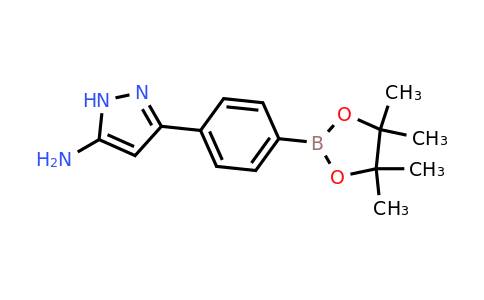 4-(5-Amino-1H-pyrazol-3-YL)phenylboronic acid pinacol ester