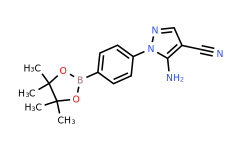 4-(5-Amino-4-cyano-1H-pyrazol-1-YL)phenylboronic acid pinacol ester