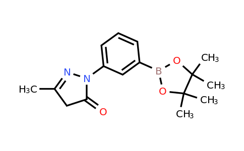 3-(3-Methyl-5-oxo-4,5-dihydro-1H-pyrazol-1-YL)phenylboronic acid pinacol ester
