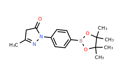 4-(3-Methyl-5-oxo-4,5-dihydro-1H-pyrazol-1-YL)phenylboronic acid pinacol ester