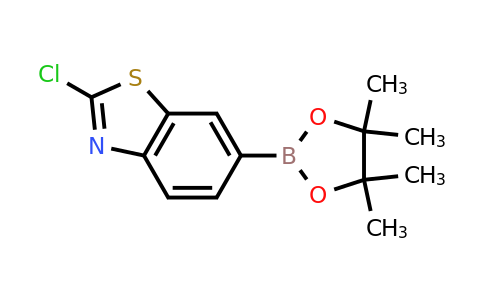 2-Chlorobenzo[D]thiazol-6-ylboronic acid pinacol ester