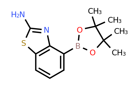 2-Aminobenzo[D]thiazol-4-ylboronic acid pinacol ester