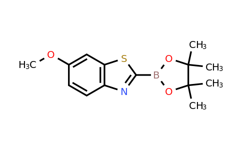6-Methoxybenzo[D]thiazol-2-ylboronic acid pinacol ester