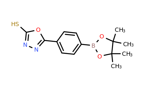 4-(5-Mercapto-1,3,4-oxadiazol-2-YL)phenylboronic acid pinacol ester