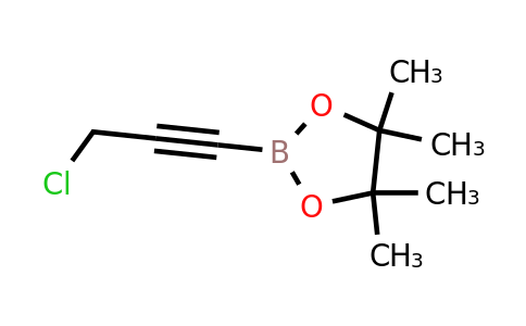 2-(3-Chloroprop-1-YN-1-YL)-4,4,5,5-tetramethyl-1,3,2-dioxaborolane