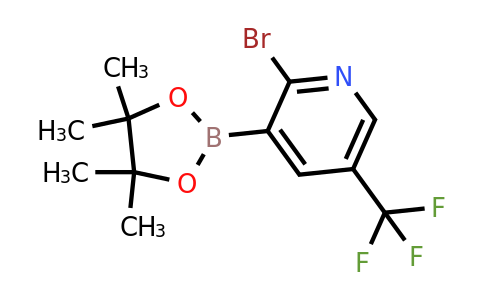2-Bromo-5-(trifluoromethyl)pyridin-3-ylboronic acid pinacol ester