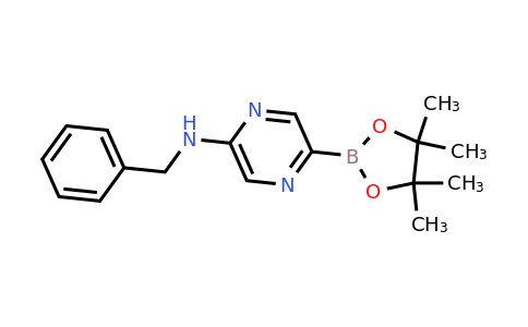 5-(Benzylamino)pyrazin-2-ylboronic acid pinacol ester