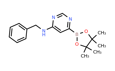 6-(Benzylamino)pyrimidin-4-ylboronic acid pinacol ester