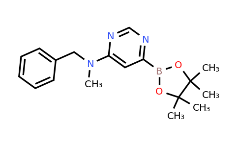6-(Benzyl(methyl)amino)pyrimidin-4-ylboronic acid pinacol ester
