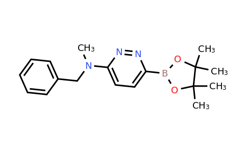 6-(Benzyl(methyl)amino)pyridazin-3-ylboronic acid pinacol ester