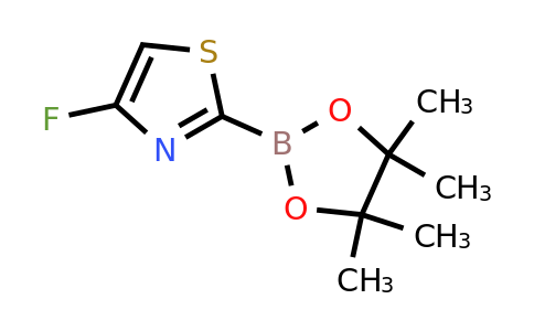 4-Fluorothiazol-2-ylboronic acid pinacol ester