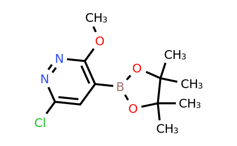 6-Chloro-3-methoxypyridazin-4-ylboronic acid pinacol ester