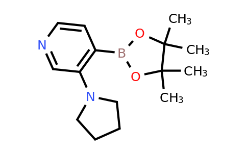 3-(Pyrrolidin-1-YL)pyridin-4-ylboronic acid pinacol ester