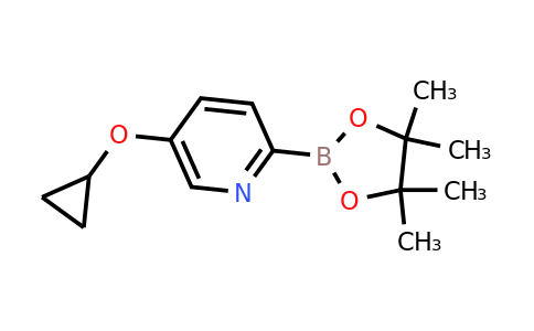 5-Cyclopropoxy-2-(4,4,5,5-tetramethyl-1,3,2-dioxaborolan-2-YL)pyridine