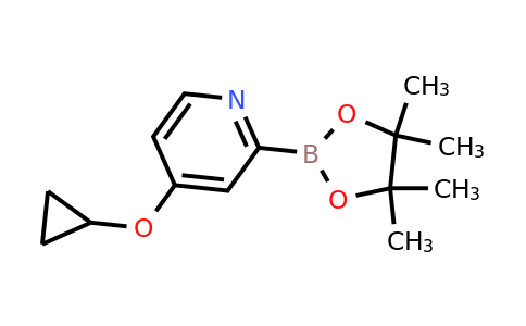 4-Cyclopropoxypyridin-2-ylboronic acid pinacol ester
