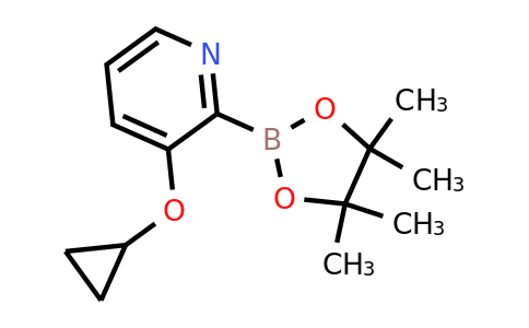 3-Cyclopropoxy-2-(4,4,5,5-tetramethyl-1,3,2-dioxaborolan-2-YL)pyridine