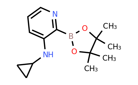 3-(Cyclopropylamino)pyridin-2-ylboronic acid pinacol ester