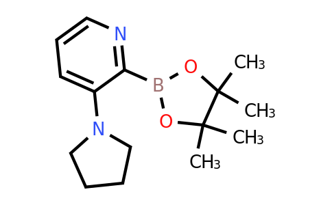 3-(Pyrrolidin-1-YL)pyridin-2-ylboronic acid pinacol ester