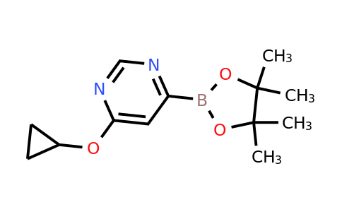 6-Cyclopropoxypyrimidin-4-ylboronic acid pinacol ester