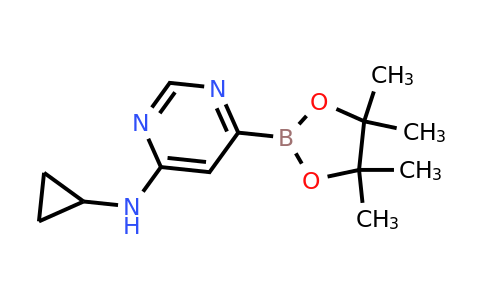 6-(Cyclopropylamino)pyrimidin-4-ylboronic acid pinacol ester