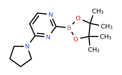 4-(Pyrrolidin-1-YL)pyrimidin-2-ylboronic acid pinacol ester