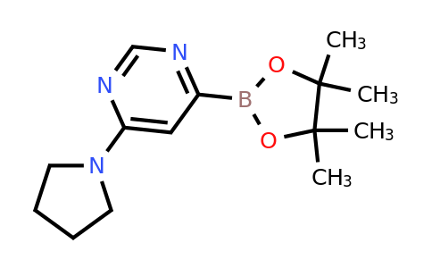 6-(Pyrrolidin-1-YL)pyrimidin-4-ylboronic acid pinacol ester