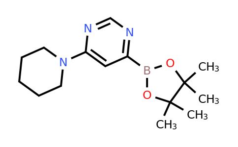 6-(Piperidin-1-YL)pyrimidin-4-ylboronic acid pinacol ester