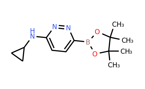 6-(Cyclopropylamino)pyridazin-3-ylboronic acid pinacol ester