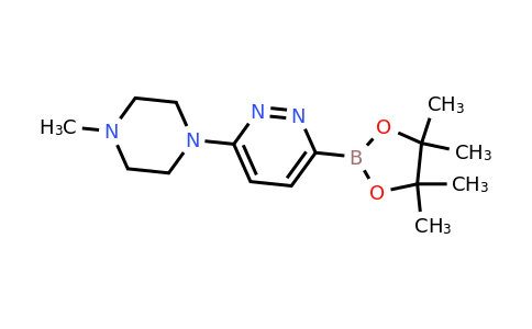 6-(4-Methylpiperazin-1-YL)pyridazin-3-ylboronic acid pinacol ester