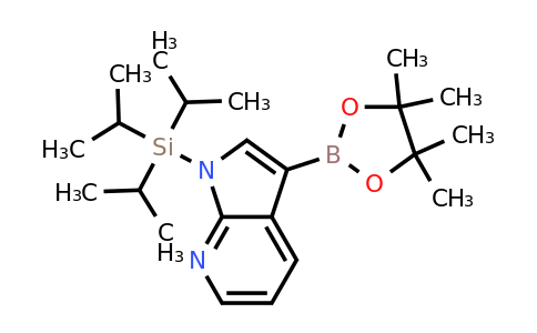 3-(4,4,5,5-Tetramethyl-1,3,2-dioxaborolan-2-YL)-1-(triisopropylsilyl)-1H-pyrrolo[2,3-B]pyridine