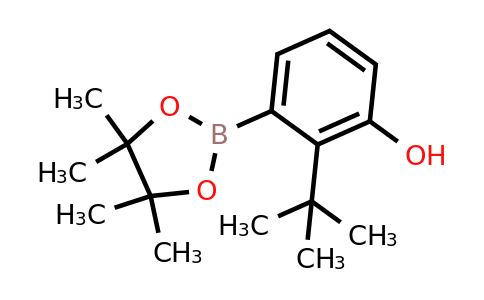 2-Tert-butyl-3-(4,4,5,5-tetramethyl-1,3,2-dioxaborolan-2-YL)phenol
