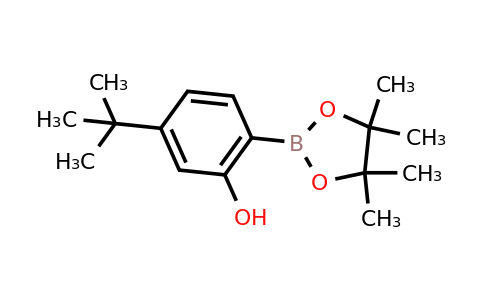 5-Tert-butyl-2-(4,4,5,5-tetramethyl-1,3,2-dioxaborolan-2-YL)phenol