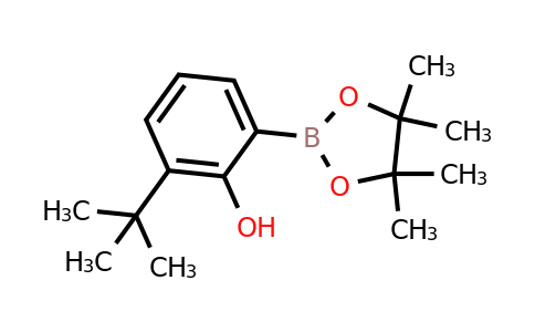 2-Tert-butyl-6-(4,4,5,5-tetramethyl-1,3,2-dioxaborolan-2-YL)phenol