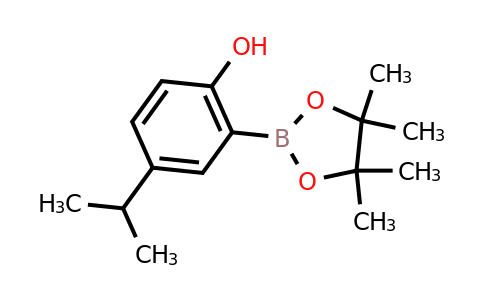 4-Isopropyl-2-(4,4,5,5-tetramethyl-1,3,2-dioxaborolan-2-YL)phenol