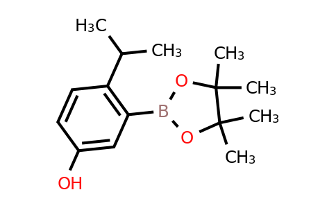 4-Isopropyl-3-(4,4,5,5-tetramethyl-1,3,2-dioxaborolan-2-YL)phenol