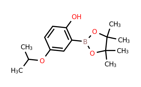 4-Isopropoxy-2-(4,4,5,5-tetramethyl-1,3,2-dioxaborolan-2-YL)phenol