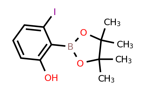 3-Iodo-2-(4,4,5,5-tetramethyl-1,3,2-dioxaborolan-2-YL)phenol
