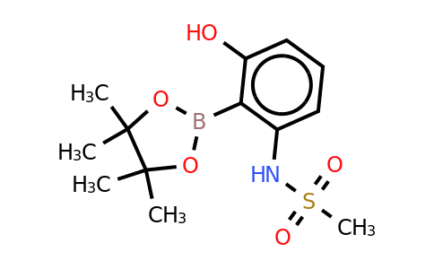 N-(3-hydroxy-2-(4,4,5,5-tetramethyl-1,3,2-dioxaborolan-2-YL)phenyl)methanesulfonamide