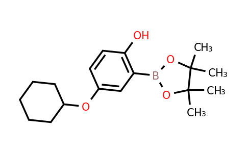 4-(Cyclohexyloxy)-2-(4,4,5,5-tetramethyl-1,3,2-dioxaborolan-2-YL)phenol