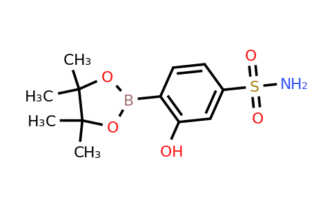 3-Hydroxy-4-(4,4,5,5-tetramethyl-1,3,2-dioxaborolan-2-YL)benzenesulfonamide