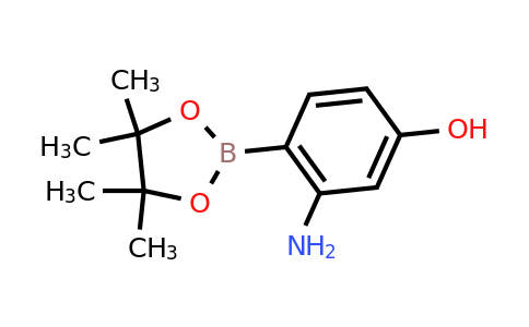 3-Amino-4-(4,4,5,5-tetramethyl-1,3,2-dioxaborolan-2-YL)phenol